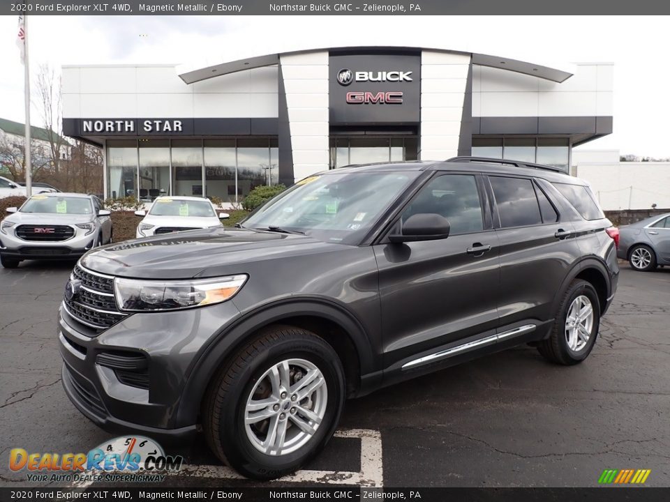 2020 Ford Explorer XLT 4WD Magnetic Metallic / Ebony Photo #1