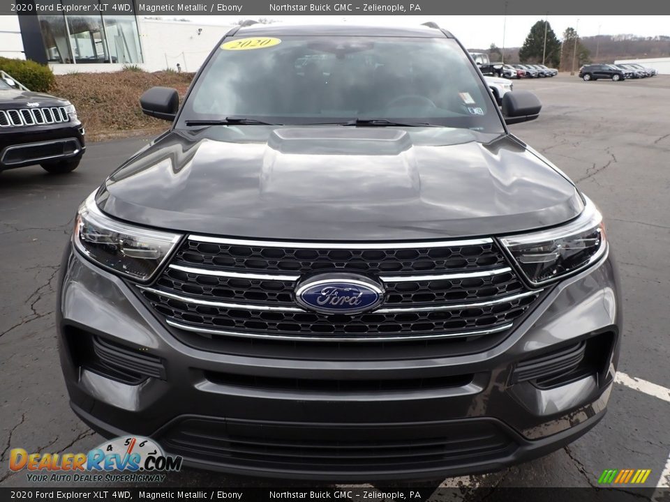 2020 Ford Explorer XLT 4WD Magnetic Metallic / Ebony Photo #3
