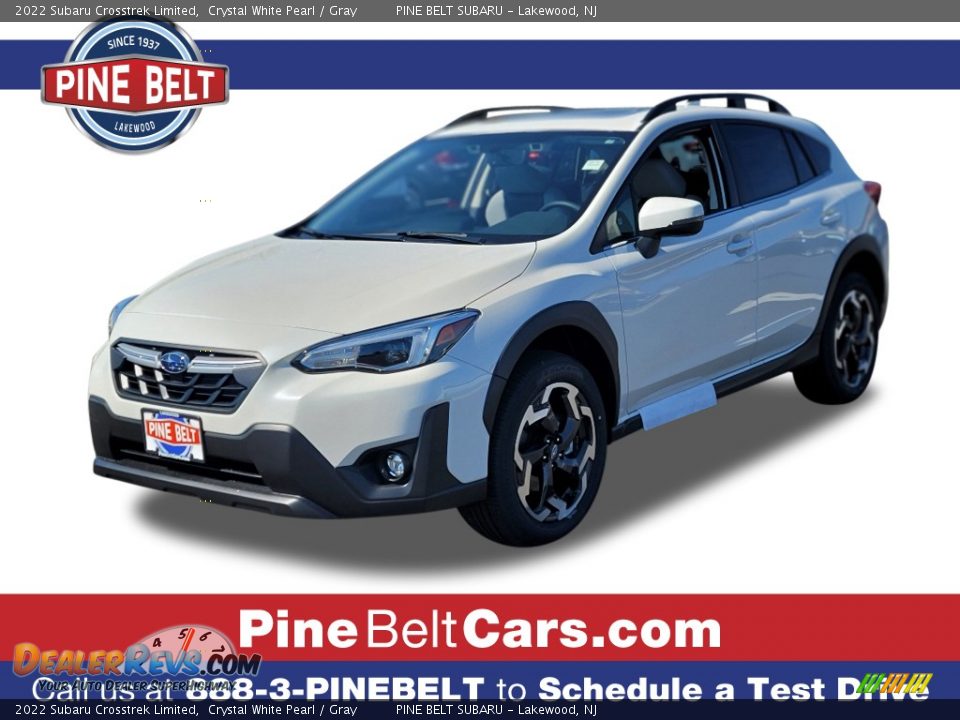 2022 Subaru Crosstrek Limited Crystal White Pearl / Gray Photo #1