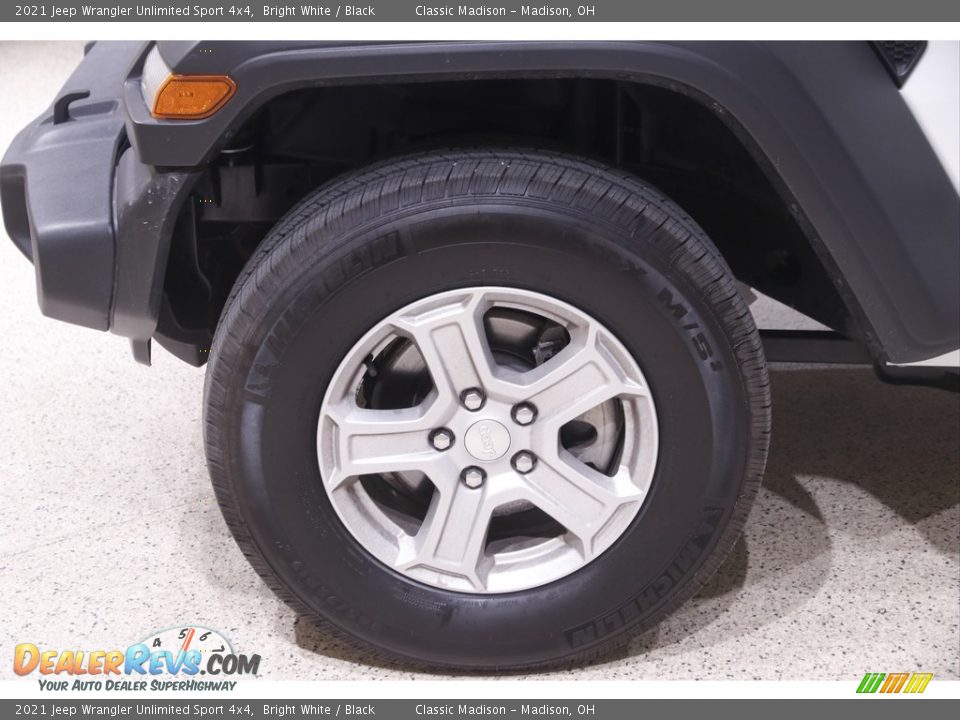 2021 Jeep Wrangler Unlimited Sport 4x4 Bright White / Black Photo #19