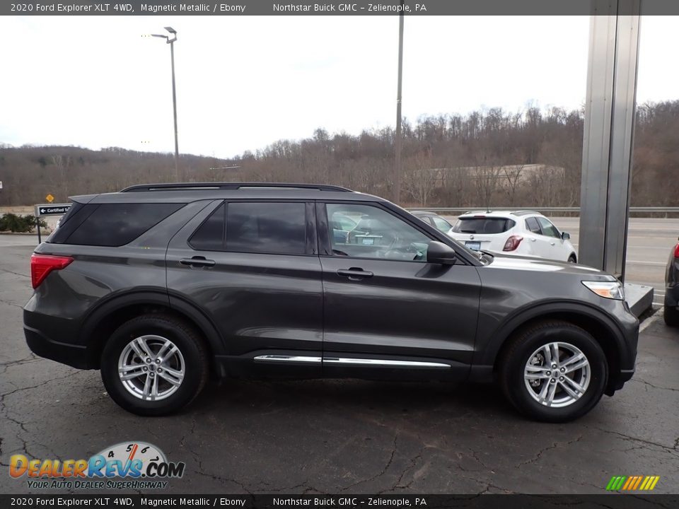 2020 Ford Explorer XLT 4WD Magnetic Metallic / Ebony Photo #5