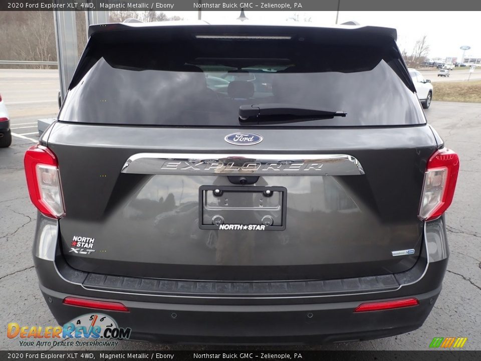 2020 Ford Explorer XLT 4WD Magnetic Metallic / Ebony Photo #10