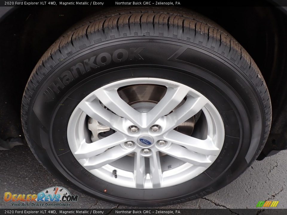 2020 Ford Explorer XLT 4WD Magnetic Metallic / Ebony Photo #15