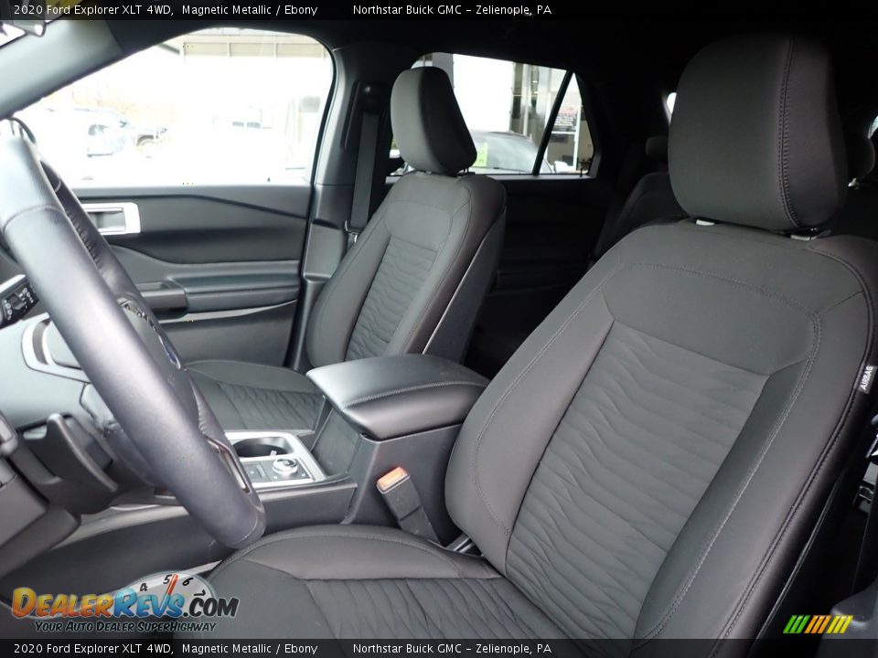2020 Ford Explorer XLT 4WD Magnetic Metallic / Ebony Photo #17