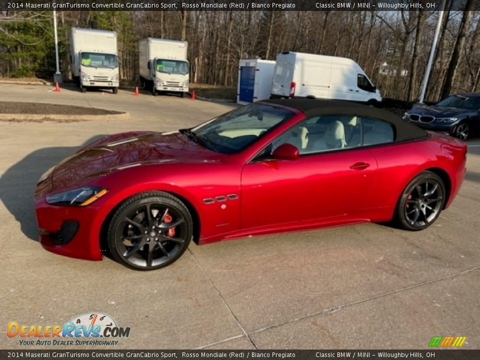 Rosso Mondiale (Red) 2014 Maserati GranTurismo Convertible GranCabrio Sport Photo #3