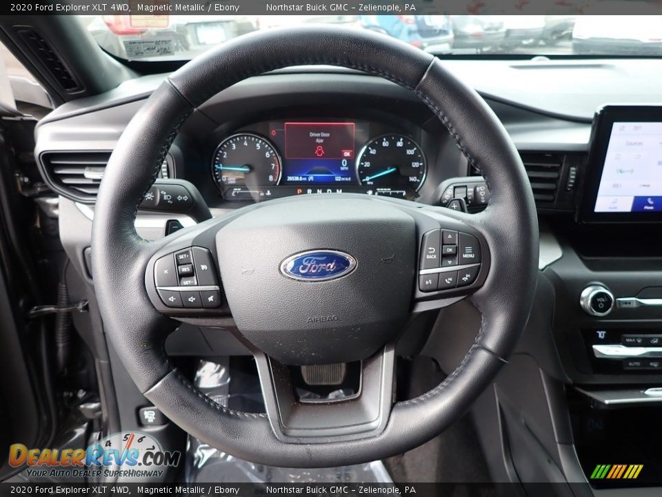 2020 Ford Explorer XLT 4WD Magnetic Metallic / Ebony Photo #23