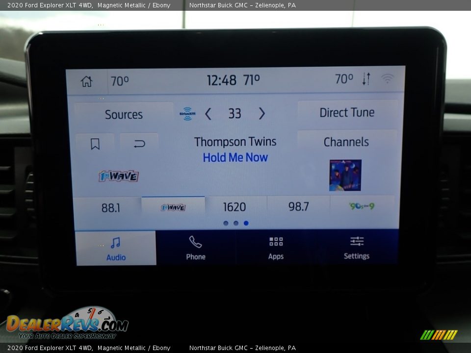 2020 Ford Explorer XLT 4WD Magnetic Metallic / Ebony Photo #24