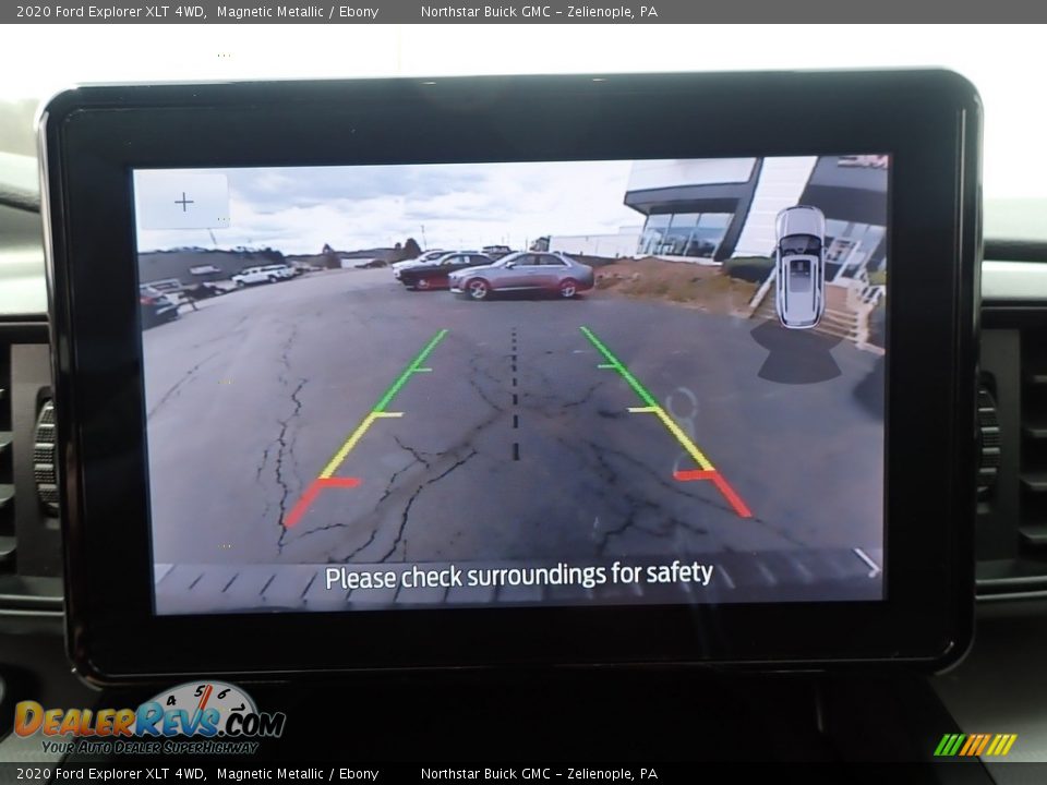 2020 Ford Explorer XLT 4WD Magnetic Metallic / Ebony Photo #25