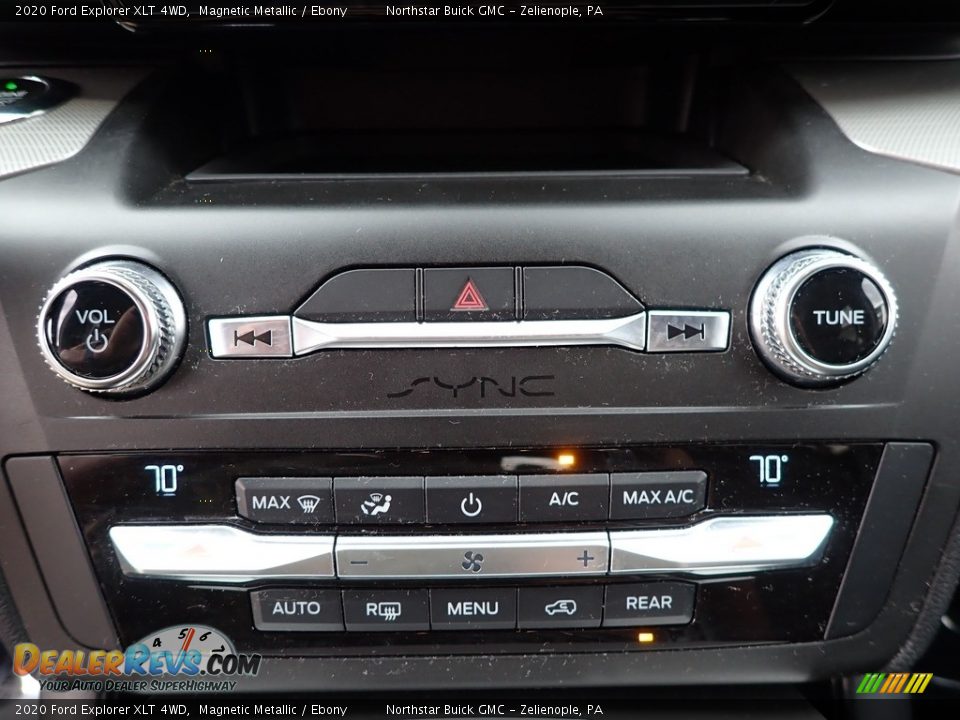 2020 Ford Explorer XLT 4WD Magnetic Metallic / Ebony Photo #26