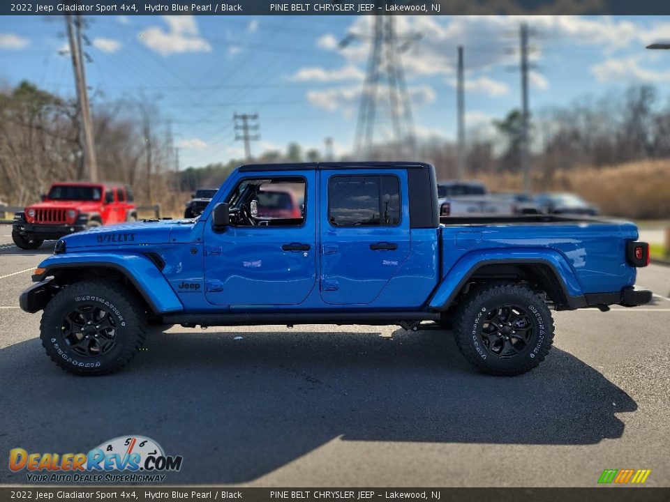 2022 Jeep Gladiator Sport 4x4 Hydro Blue Pearl / Black Photo #3