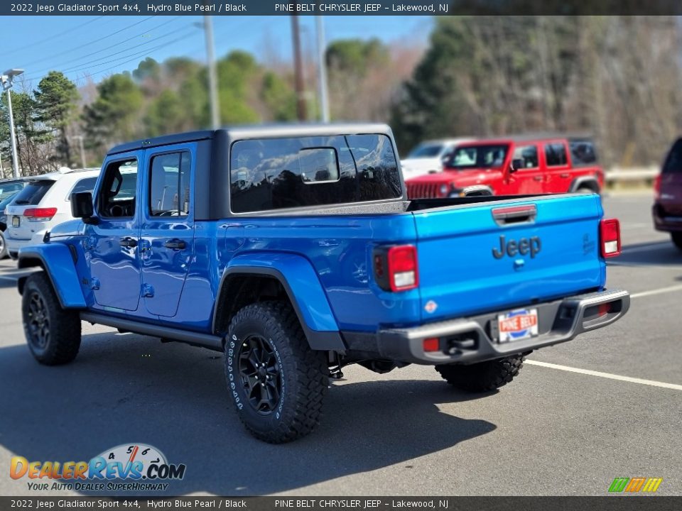 2022 Jeep Gladiator Sport 4x4 Hydro Blue Pearl / Black Photo #4