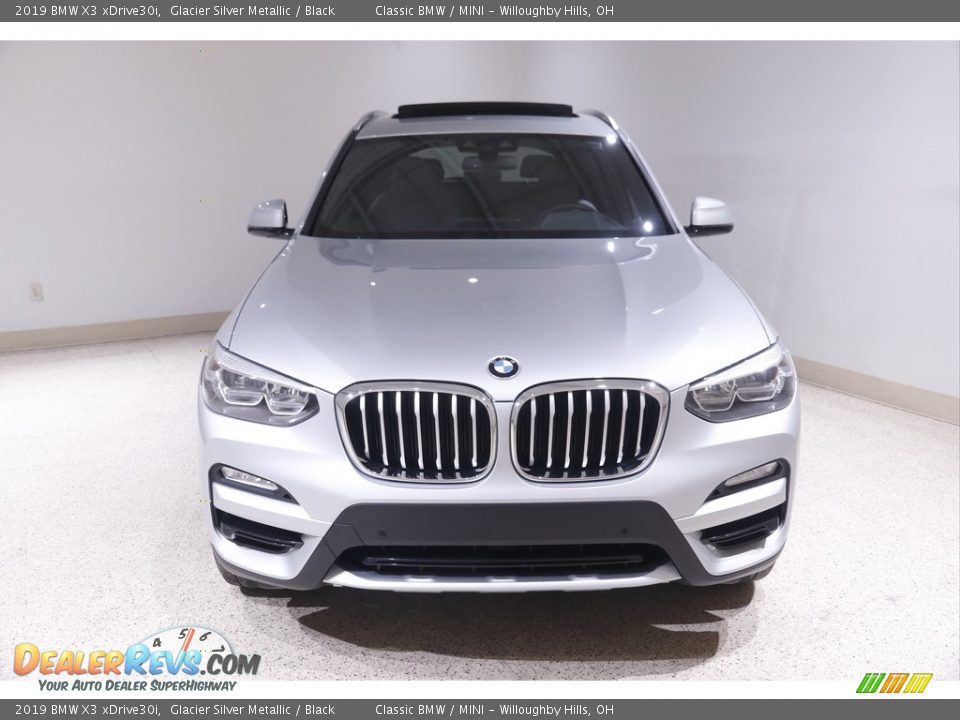 2019 BMW X3 xDrive30i Glacier Silver Metallic / Black Photo #2