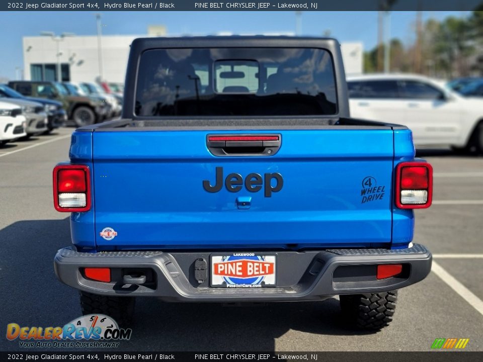 2022 Jeep Gladiator Sport 4x4 Hydro Blue Pearl / Black Photo #5