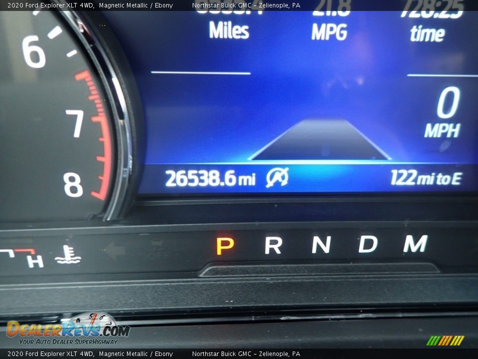 2020 Ford Explorer XLT 4WD Magnetic Metallic / Ebony Photo #30