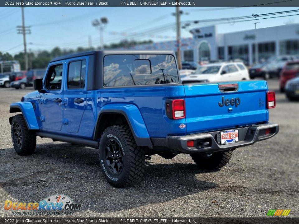 2022 Jeep Gladiator Sport 4x4 Hydro Blue Pearl / Black Photo #4