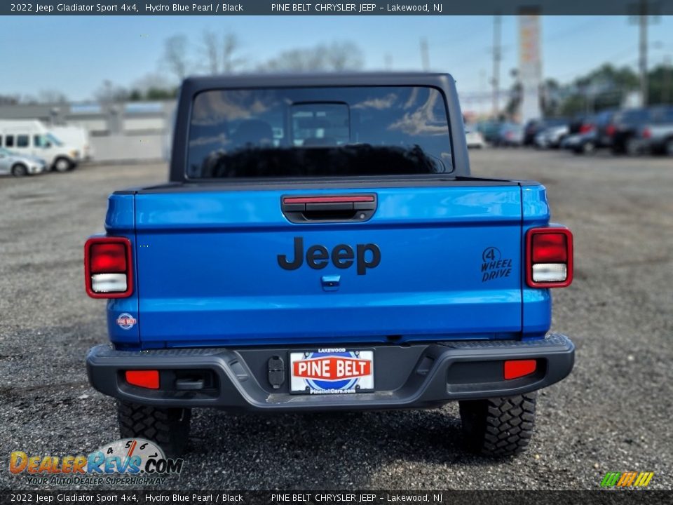 2022 Jeep Gladiator Sport 4x4 Hydro Blue Pearl / Black Photo #5