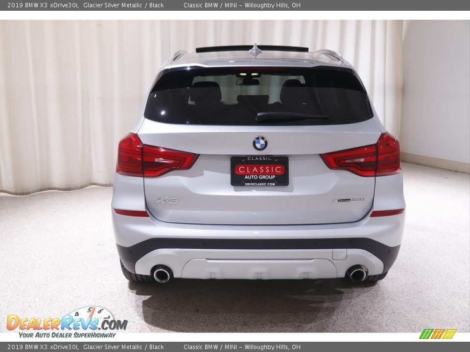 2019 BMW X3 xDrive30i Glacier Silver Metallic / Black Photo #21