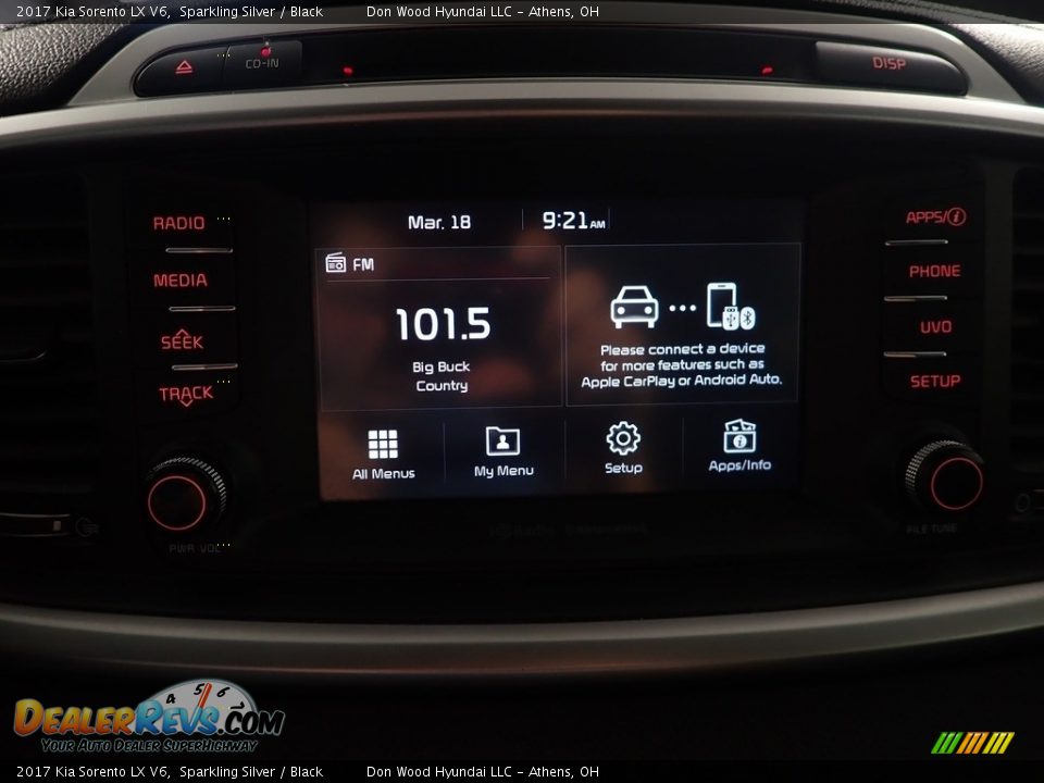 Controls of 2017 Kia Sorento LX V6 Photo #26