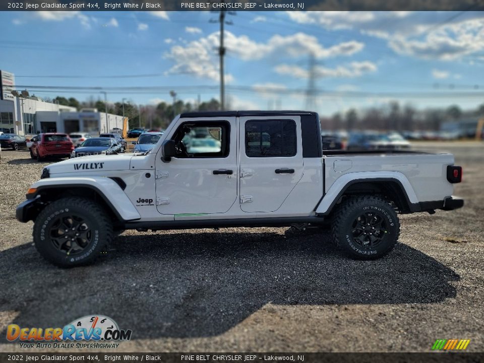 2022 Jeep Gladiator Sport 4x4 Bright White / Black Photo #3