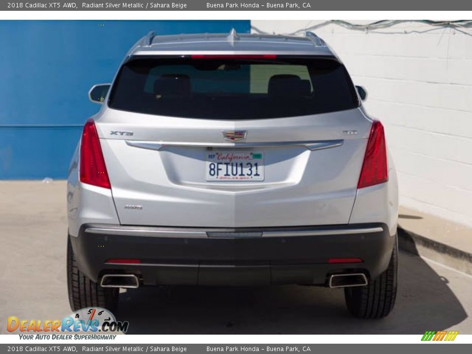 2018 Cadillac XT5 AWD Radiant Silver Metallic / Sahara Beige Photo #9