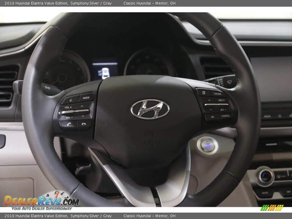 2019 Hyundai Elantra Value Edition Symphony Silver / Gray Photo #7