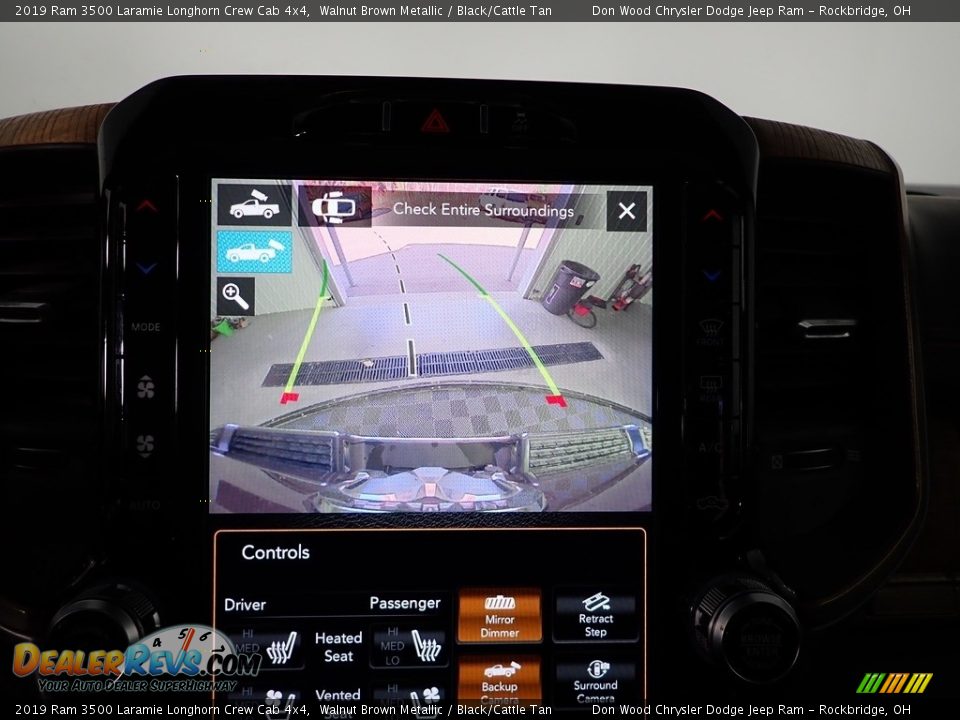 2019 Ram 3500 Laramie Longhorn Crew Cab 4x4 Walnut Brown Metallic / Black/Cattle Tan Photo #4