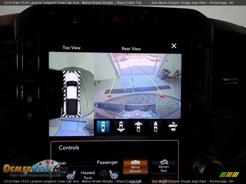 2019 Ram 3500 Laramie Longhorn Crew Cab 4x4 Walnut Brown Metallic / Black/Cattle Tan Photo #6