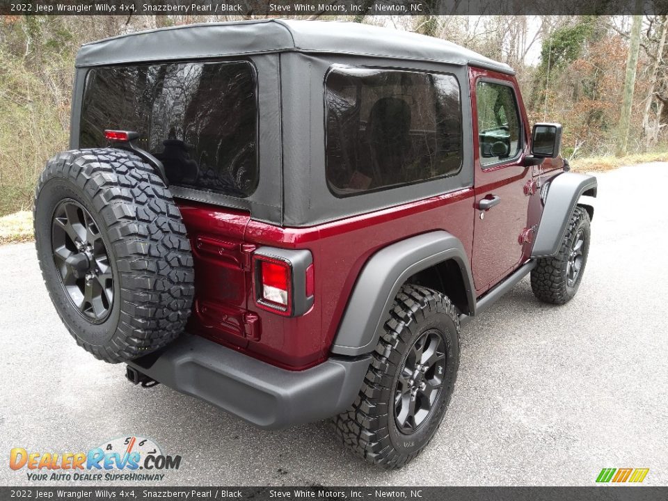 2022 Jeep Wrangler Willys 4x4 Snazzberry Pearl / Black Photo #6