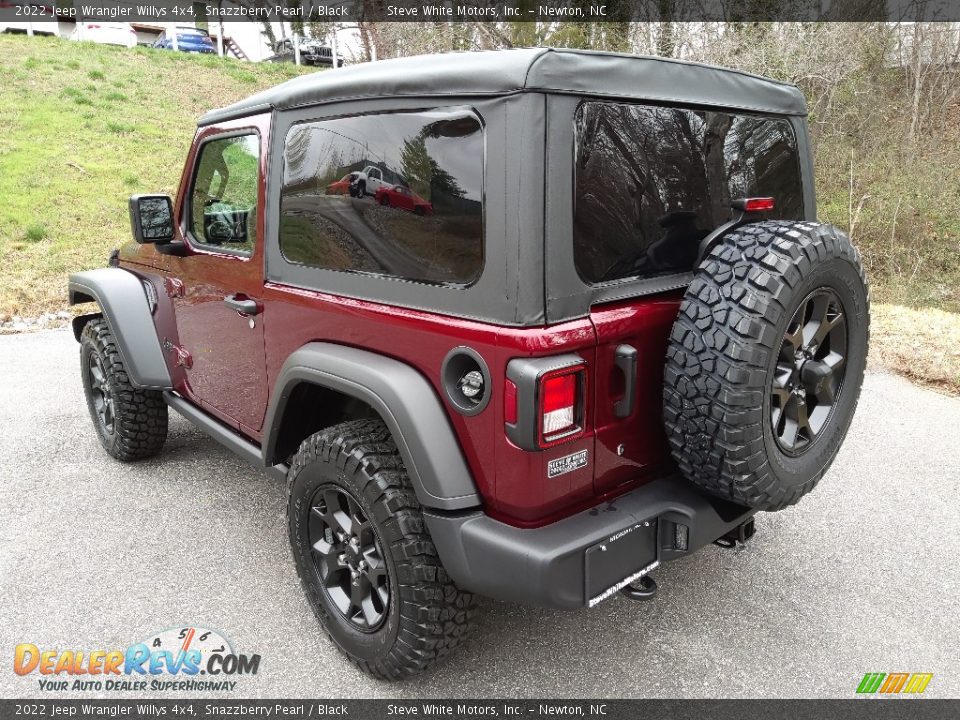 2022 Jeep Wrangler Willys 4x4 Snazzberry Pearl / Black Photo #8