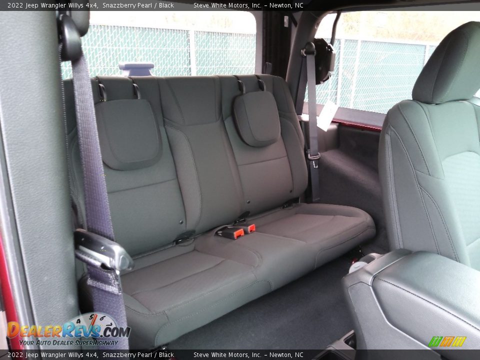 Rear Seat of 2022 Jeep Wrangler Willys 4x4 Photo #15