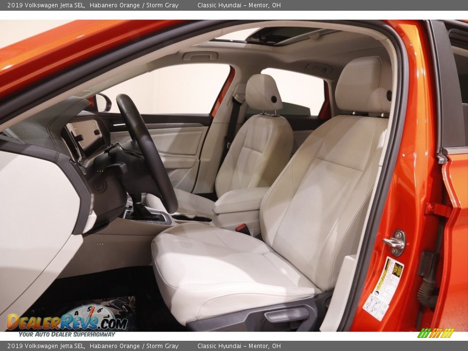 2019 Volkswagen Jetta SEL Habanero Orange / Storm Gray Photo #5