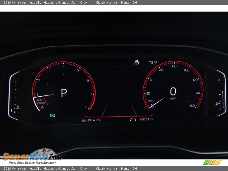 2019 Volkswagen Jetta SEL Habanero Orange / Storm Gray Photo #8