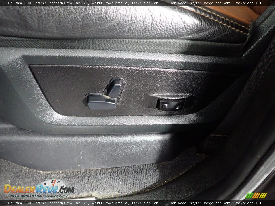 2019 Ram 3500 Laramie Longhorn Crew Cab 4x4 Walnut Brown Metallic / Black/Cattle Tan Photo #19