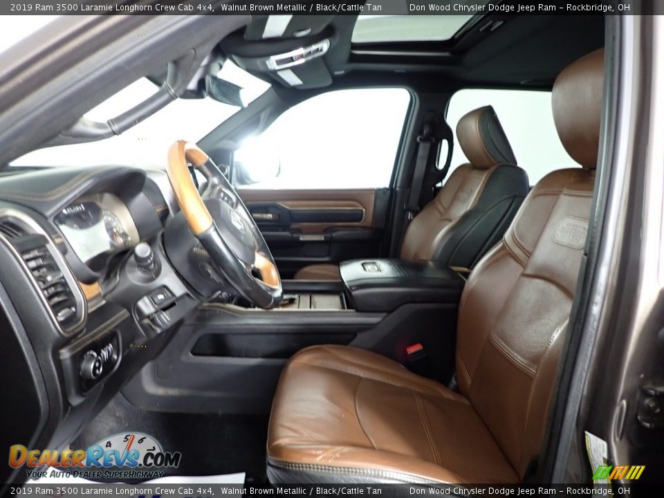 2019 Ram 3500 Laramie Longhorn Crew Cab 4x4 Walnut Brown Metallic / Black/Cattle Tan Photo #20