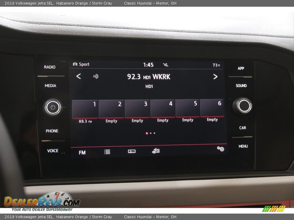 2019 Volkswagen Jetta SEL Habanero Orange / Storm Gray Photo #10