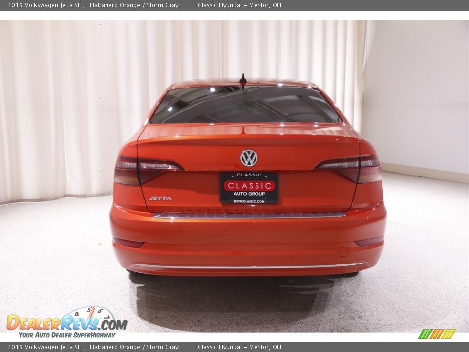 2019 Volkswagen Jetta SEL Habanero Orange / Storm Gray Photo #18