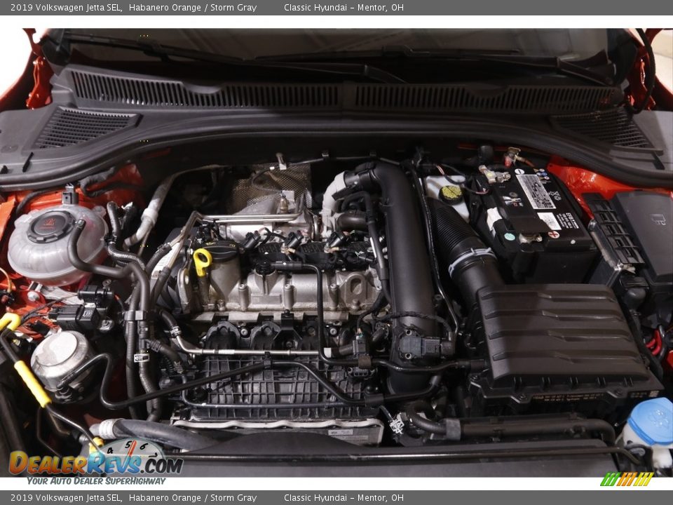 2019 Volkswagen Jetta SEL Habanero Orange / Storm Gray Photo #19