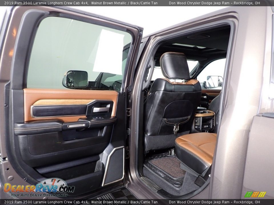 2019 Ram 3500 Laramie Longhorn Crew Cab 4x4 Walnut Brown Metallic / Black/Cattle Tan Photo #30