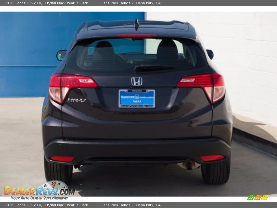 2016 Honda HR-V LX Crystal Black Pearl / Black Photo #11