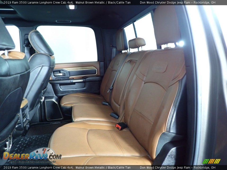 2019 Ram 3500 Laramie Longhorn Crew Cab 4x4 Walnut Brown Metallic / Black/Cattle Tan Photo #31