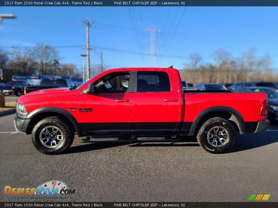 2017 Ram 1500 Rebel Crew Cab 4x4 Flame Red / Black Photo #15