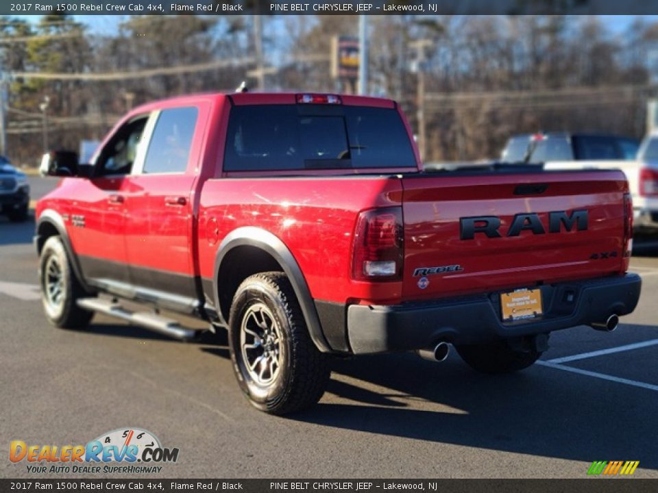 2017 Ram 1500 Rebel Crew Cab 4x4 Flame Red / Black Photo #16