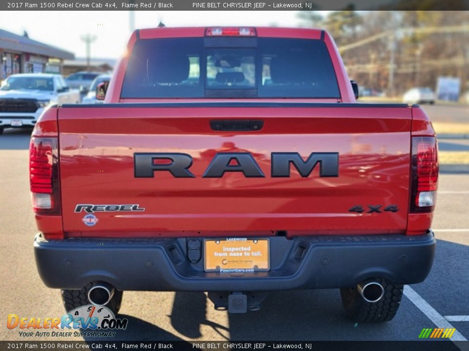 2017 Ram 1500 Rebel Crew Cab 4x4 Flame Red / Black Photo #18