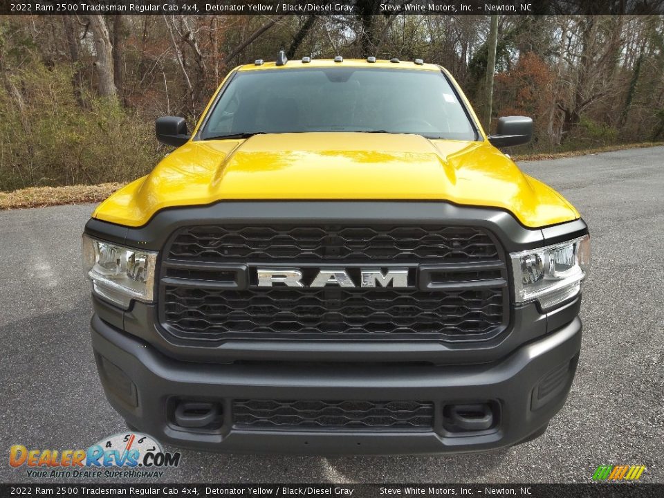 2022 Ram 2500 Tradesman Regular Cab 4x4 Detonator Yellow / Black/Diesel Gray Photo #3