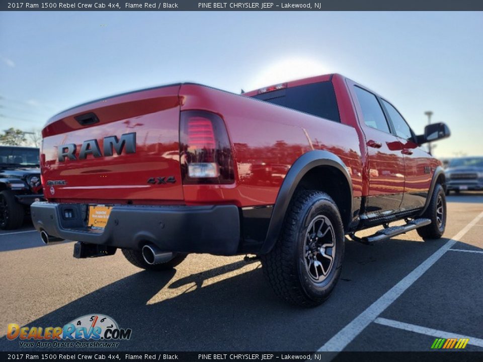 2017 Ram 1500 Rebel Crew Cab 4x4 Flame Red / Black Photo #19