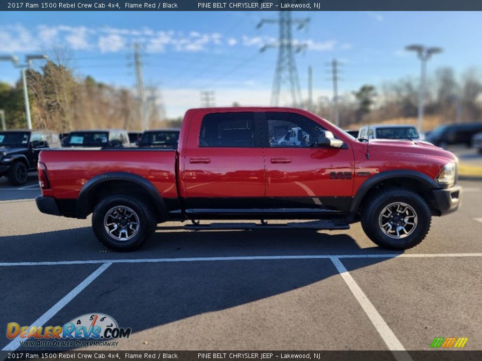 2017 Ram 1500 Rebel Crew Cab 4x4 Flame Red / Black Photo #20