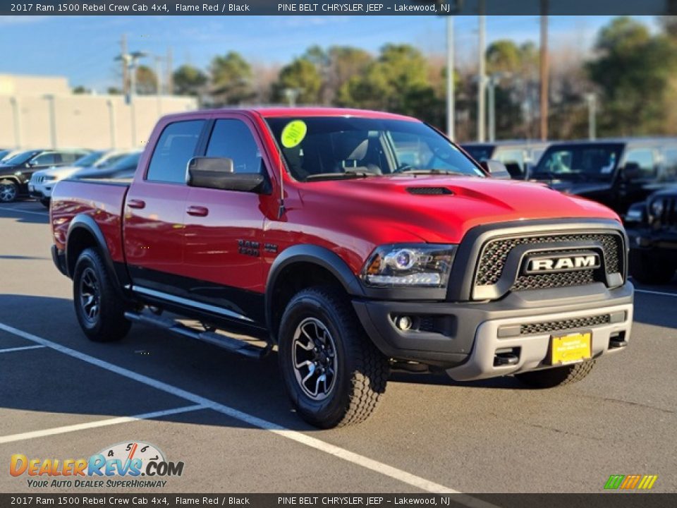 2017 Ram 1500 Rebel Crew Cab 4x4 Flame Red / Black Photo #21