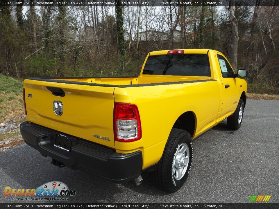 2022 Ram 2500 Tradesman Regular Cab 4x4 Detonator Yellow / Black/Diesel Gray Photo #6