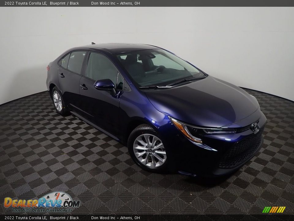 2022 Toyota Corolla LE Blueprint / Black Photo #3