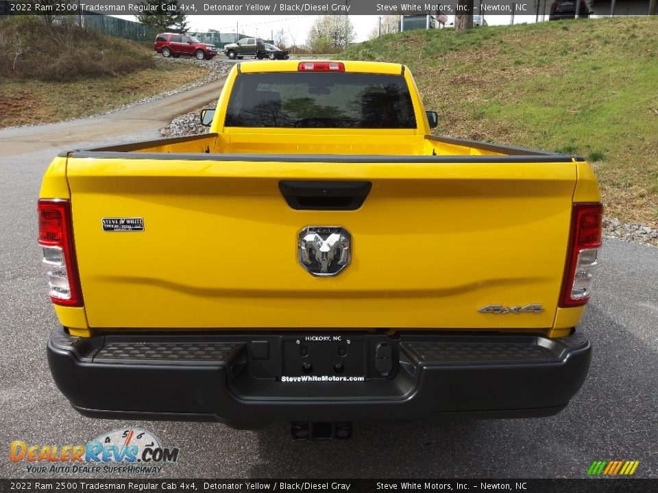 2022 Ram 2500 Tradesman Regular Cab 4x4 Detonator Yellow / Black/Diesel Gray Photo #7